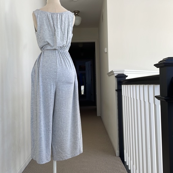 Cupio Blush Gray Jumpsuit, Sz S - Picture 2 of 5